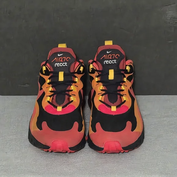 Nike Air Max React 270 Magma, M9, Like New - Picture 2 of 6